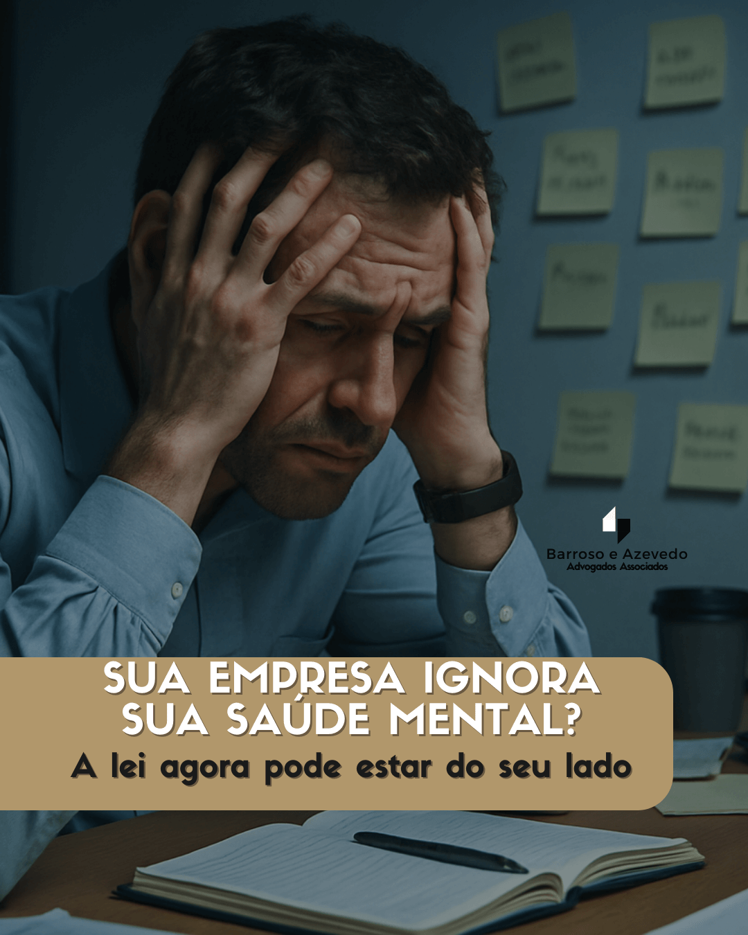 Assédio, metas abusivas, ambiente tóxico? Descubra se você está exposto a riscos psicossociais e saiba como a lei pode te proteger.